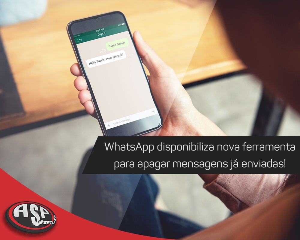 WhatsApp cria nova ferramenta que apaga mensagens enviadas